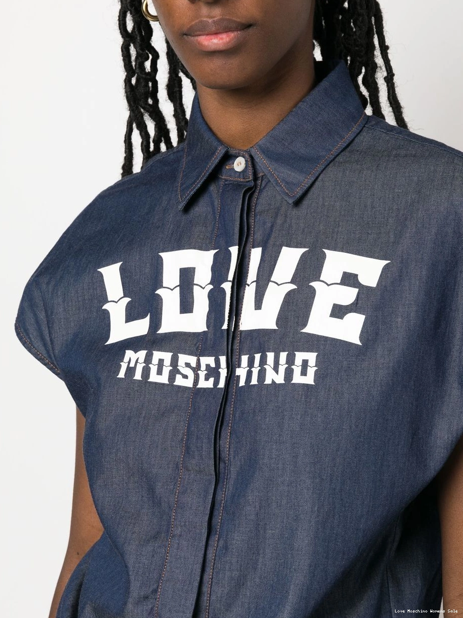 Affordable logo-print shirt Women Moschino Love 0502